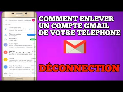 COMMENT SUPPRIMER  UN COMPTE GMAIL D'UN TÉLÉPHONE