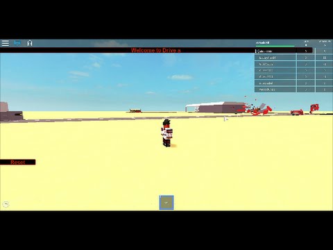 Drive A Car Into A Train Hd Roblox - 