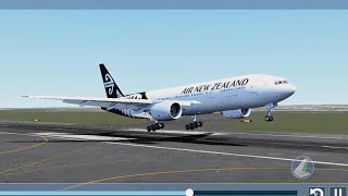 Boeing 777-200ER butter landing | Air New Zealand | XPlane 10 Boeing 777-200ER butter landing | Air New Zealand | XPlane 10