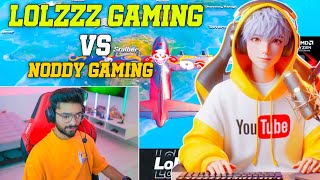 Apart Fight 4v4 LoLzZz Gaming vs Noddy Gaming LoLzZz Gaming vs Youtuber Fight Video i Rush AJ