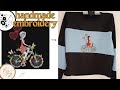 easy embroidery on tshirt 🧵👕 🎨🧶#art #embroderydesigns #birthdaygift #creativeembroidery .