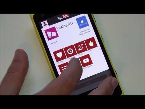 Official YouTube app for Windows Phone - Quick tour