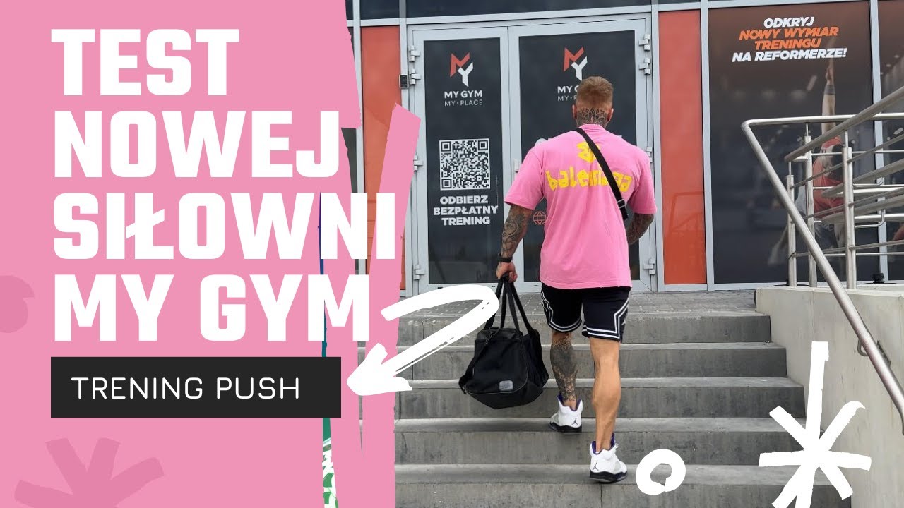 NOWA SIŁOWNIA W SZCZECINIE 🔥 Testuję sprzęt + TRENING PUSH | Rafał Zabawa IFBB PRO