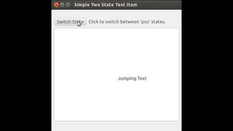 Qt Examples: Two state animation