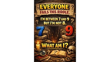 Everyone Fails This Riddle 🤯 Between 7 and 9 but Not 8 | Brain Teaser Challenge 🇺🇸🇨🇦🇬🇧🇦🇺
