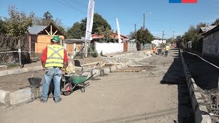 Espacio Publico en la comuna de Coelemu lleva un avance de un 30%