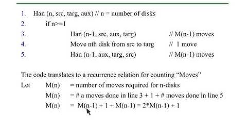 Time complexity in recursive algorithms