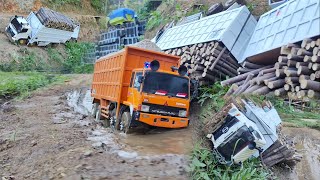 CERITA PANJANG Truk Fuso Trinton Truk Hino 500 TRINTON Truk Gandeng Truk OFROAD Hino TERGULING