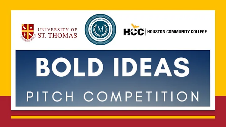 UST BOLD IDEAS Pitch Competition - Social Entrepreneurship - Finalist Presentations & Awards