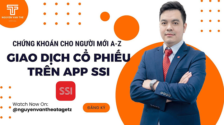 Hướng dẫn giao dịch trực tuyến ssi