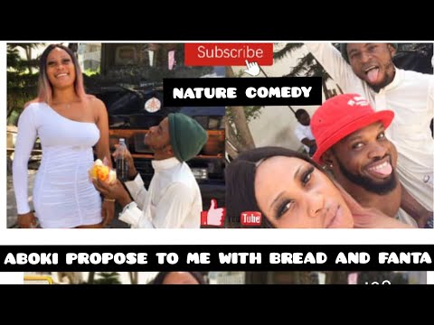 ABOKI PROPOSE TO ME WITH BREAD AND FANTA#nature #brodashaggi #nigeria #instagram #like #fechadoco