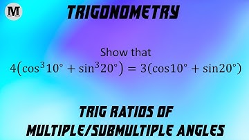 73 | Trigonometry | Trigonometric Ratios Of Multiple And Sub-multiple Angles - Worked Out Problems