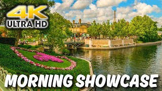Morning Stroll at EPCOT World Showcase Disney World Florida