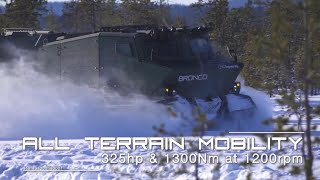 ST Engineering - Bronco 3 All Terrain Tracked Carrier Arctic Circle Snow Mobility Demo [1080p]