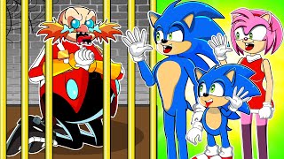 Sonic The Hedgehog 3 Animation //BABY SONIC HOME ALONE: Eggman Captures Baby Sonic | KoKo Channel
