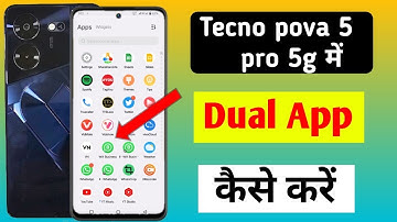 Tecno pova 5 pro 5g me app clone kaise kare/ how to dual apps in tecno pova 5 pro 5g me //