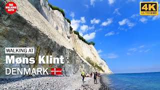 Walking at Møns Klint (The CLiffs of Møn) - spring 2020 [ 4k UHD - 60fps ASMR ]