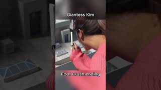 Giantess Kim Barefoot Crush Ending