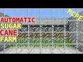 Automatic Sugar Cane Farm in MCPE /Tutorial