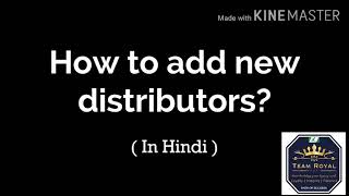 VESTIGE POS APP से  DISTRUBUTERS कैसे JOIN/ADD करते है.. ! screenshot 4