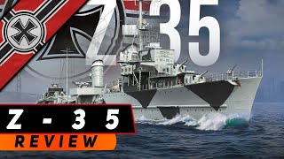 ЭСМИНЕЦ Z-35! ПОСЛЕ АПА СТАЛ СИЛЬНЕЙ! МИР КОРАБЛЕЙ/WORLD OF WARSHIPS