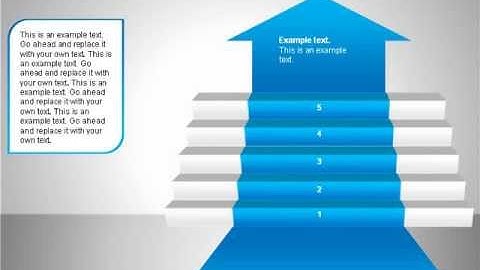 Stairs Chart for PowerPoint