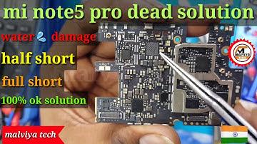 Xiaomi Redmi note 5 pro/ note 5 dead solution problem/how to mi note 5 pro dead solution/half short
