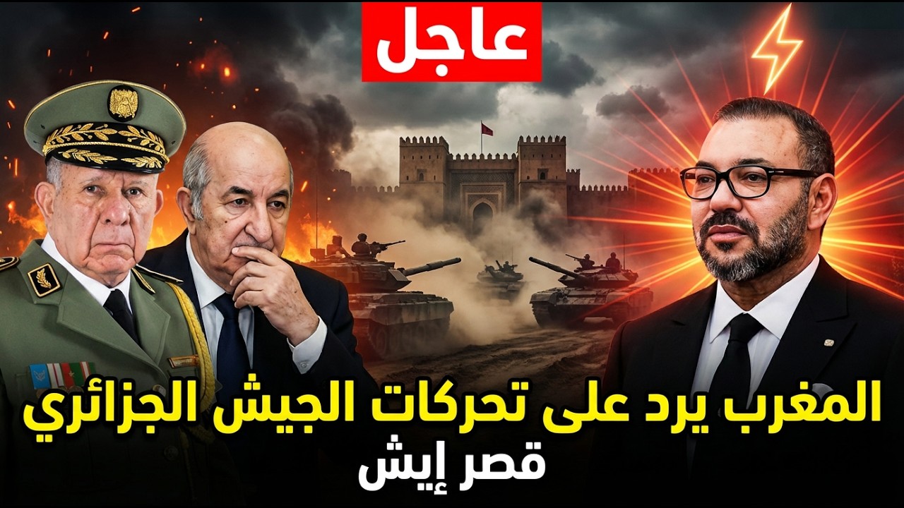 عاجل تحركات الجيش الجزائري نحو قصر إيش والمغرب ترد بقوة