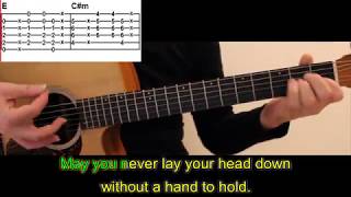 May you never by John Martyn ( Eric Clapton's version ) - ♫ Guitar Tutorial - Karaoke