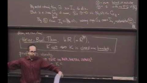 Real Analysis, Lecture 13: Compactness and the Heine-Borel Theorem