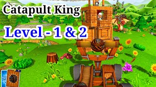 Catapult King Level 1 & 2 | How to play Catapult King Game | New Angry Birds Game 2022 screenshot 4