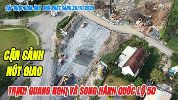Quốc lộ 50: Cận cảnh tiến độ mở rộng quốc lộ 50 - NÚT GIAO TRỊNH QUANG NGHỊ - SONG HÀNH TĂNG TỐC