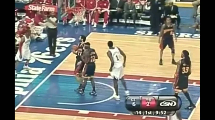 Allen Iverson Draws Foul And1 on Dell & Stephen Cu...