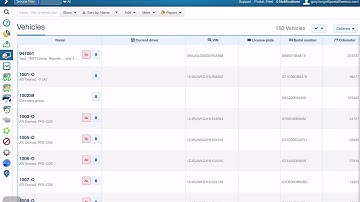 Tracking vehicle miles via My.Geotab.com