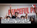 Cockroach Janta Party Swarms Delhi As Students Rage Over Exam Leak Scandals | VERTEX