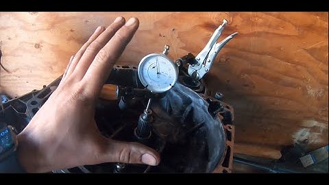 HOW TO CHECK MAIN SHAFT THRUST CLEARANCE ON ANY B SERIES TRANSMISSION!..with no special tools!