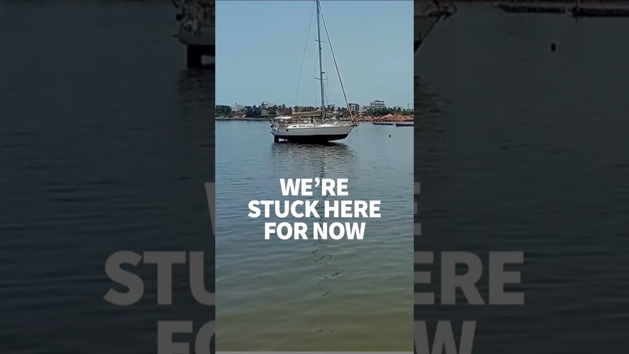 My boat is stuck in limbo #windedvoyage #sailinglife #sailing #travel