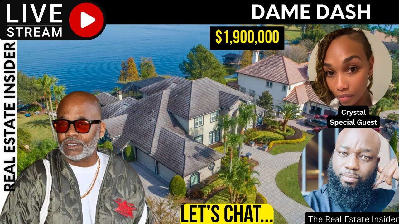 Live Dame Dash House Tour W The Real Estate Insider Youtube 