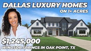 ✨LUXURY CUSTOM HOMES ON 13 ACRES IN DALLAS SUBURBS✨My favorite Toll Brothers Model✨