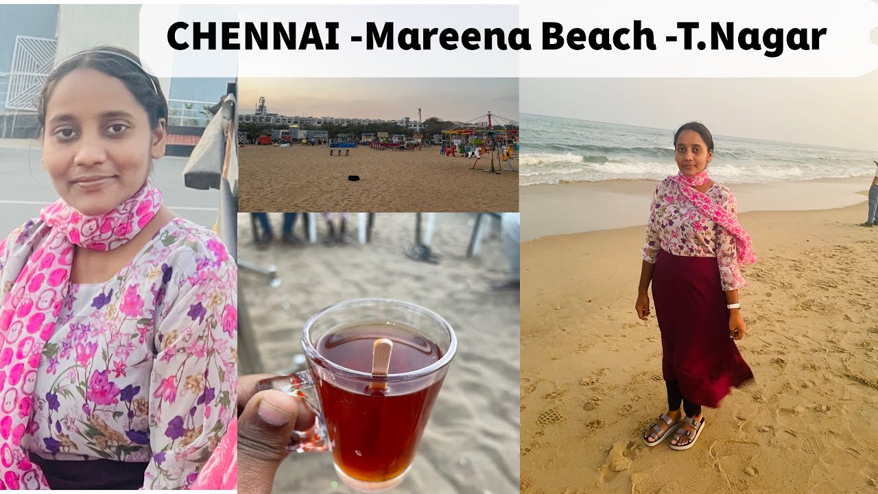 Chennai ലെ marina Beach ലേക്ക് ഒരു യാത്ര#chennai #merinabeach #tnagar #travel #viral 