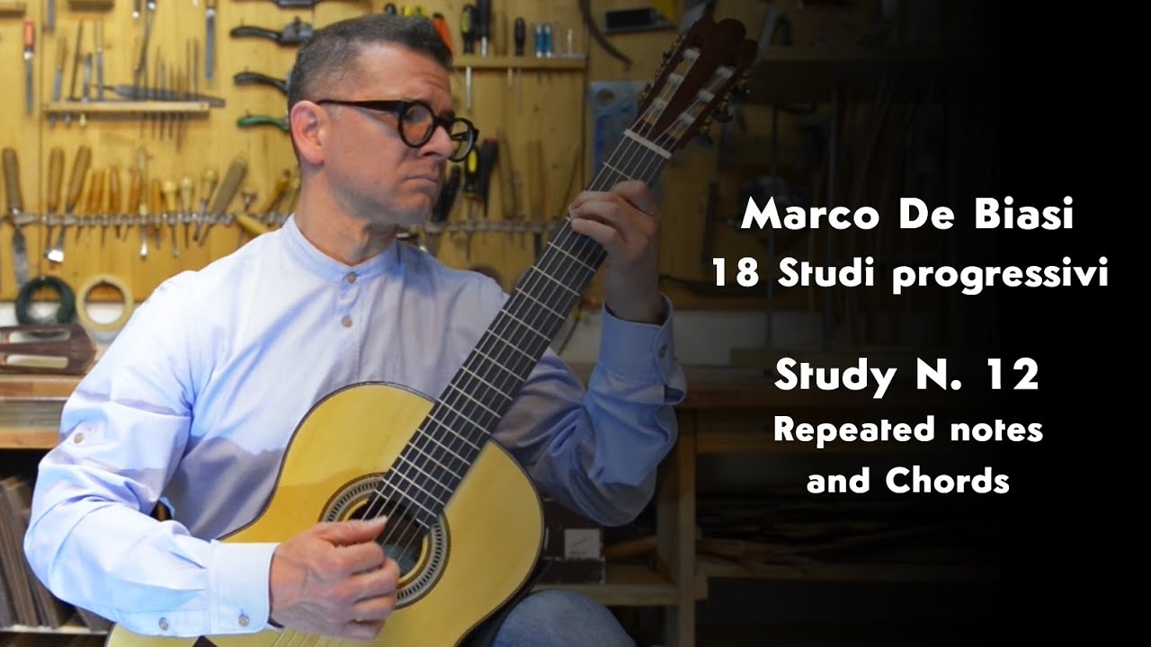 Marco De Biasi - Study N.12 - Repeated notes and Chords Marco De Biasi - Study N.12 - Repeated notes and Chords