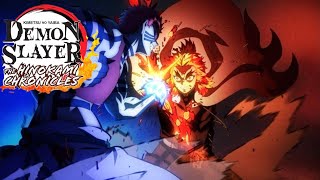 Demon Slayer Hinokami Chronicles - Rengoku vs Akaza Boss Battle Part 2 End