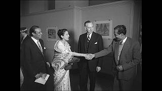 Artist Zainul Abedin Exhibition at Smithsonian Washington DC 1957 Artist Zainul Abedin Exhibition at Smithsonian Washington DC 1957