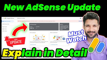 🔥Big Update For Google AdSense ! New AdSense interface Explain in detail ! New AdSense Update