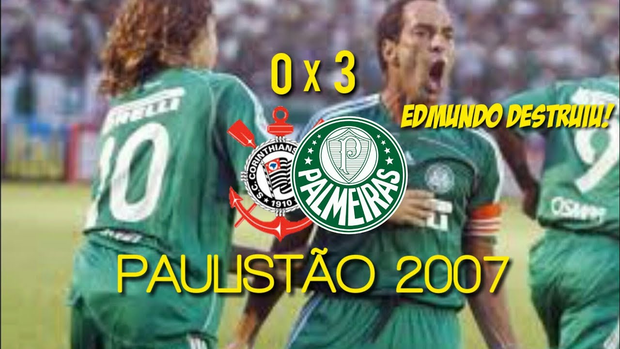 MELHORES MOMENTOS E GOLS CORINTHIANS 0X3 PALMEIRAS - PAULISTÃO 2007 ...