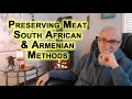 حفظ اللحوم طرق جنوب أفريقيا وأرمينيا طعام وصفة طريقة التحضير 