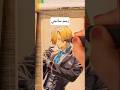 رسم انمي شخصية سانجي من ون بيس , رسم بالوان الماركرز والخشبية draw sanji #art #drawing #رسم