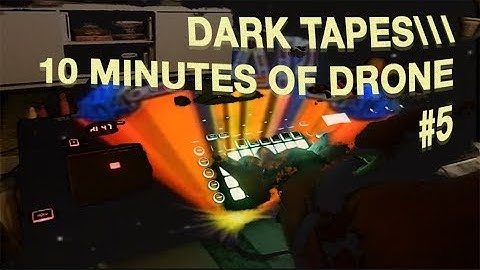 10 MINUTES OF DRONE  #5 - VHS Synth Nightmare | Electribe, Novation Circuit, Korg Volca, KP3,