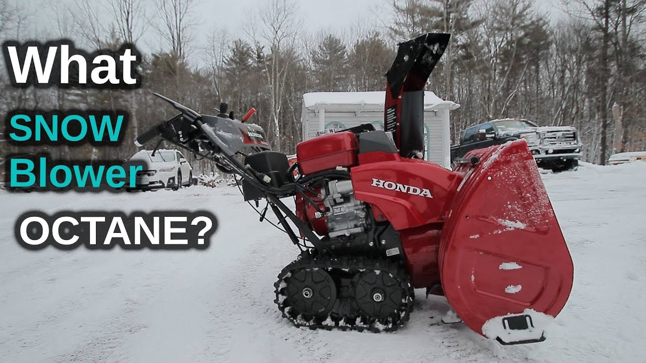 Snowblower FUEL Octane & WHY its IMPORTANT! YouTube