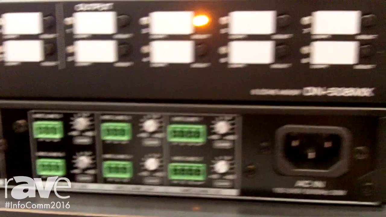 InfoComm 2016: Denon Professional Presents DN-508MX Zone Mixer